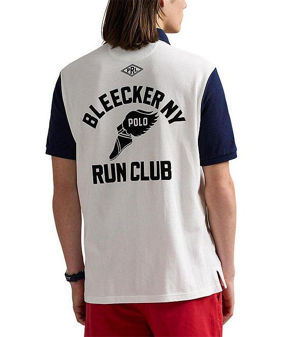 Polo Ralph Lauren Classic Fit Mesh Graphic Short Sleeve Polo Shirt Product Image