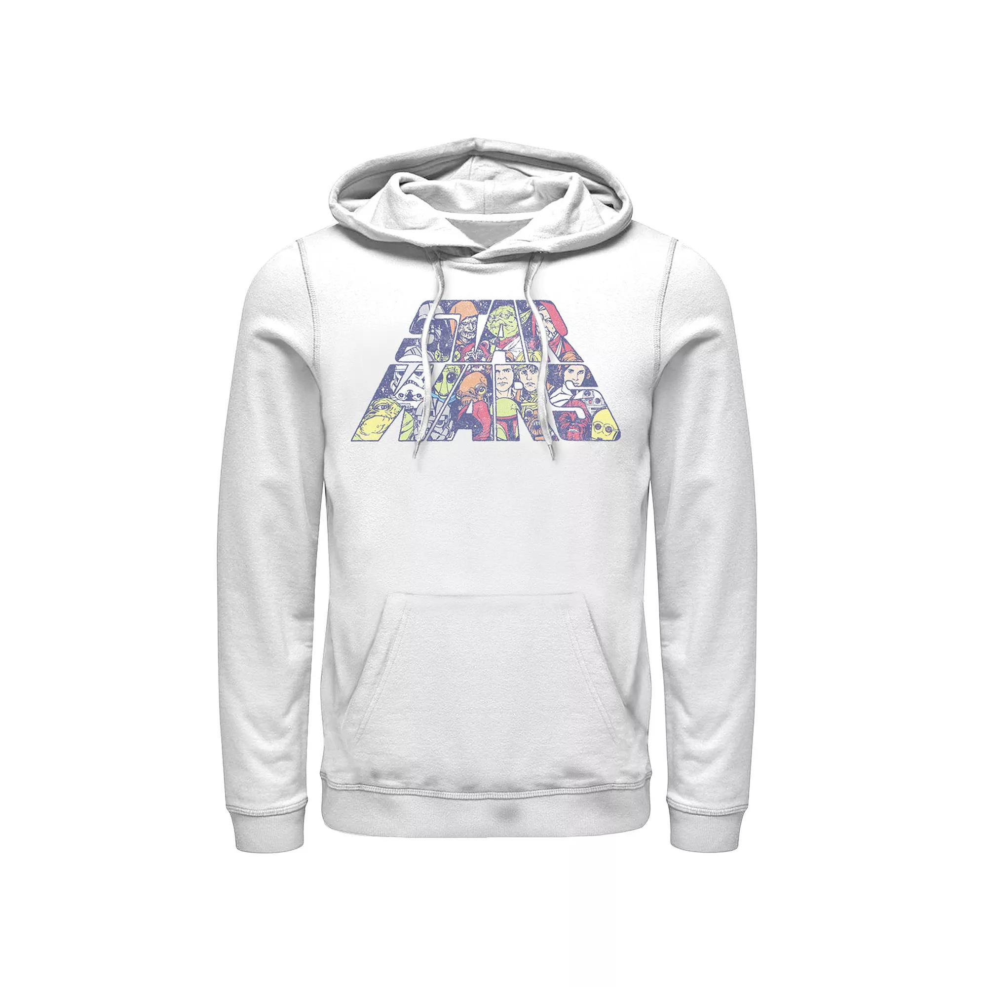 Men's Star Wars Logo Character Fill Hoodie,  Product Image