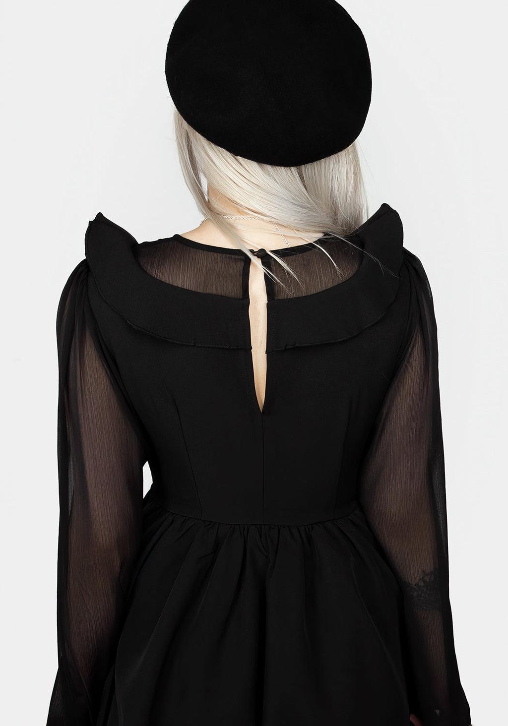 Baudelaire Lace Up Dress Product Image