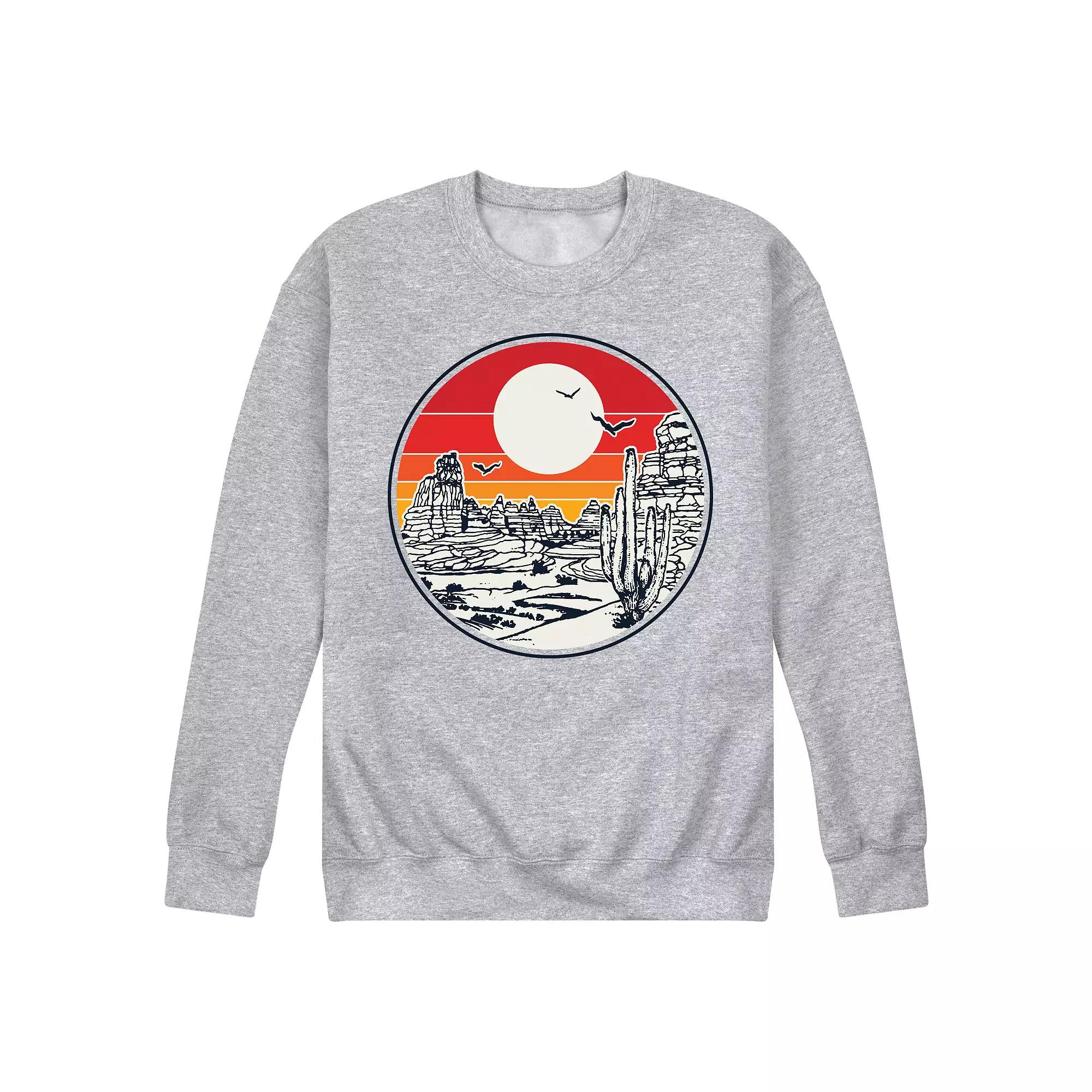 Men's Desert Canyon Graphic Sweatshirt,  Product Image
