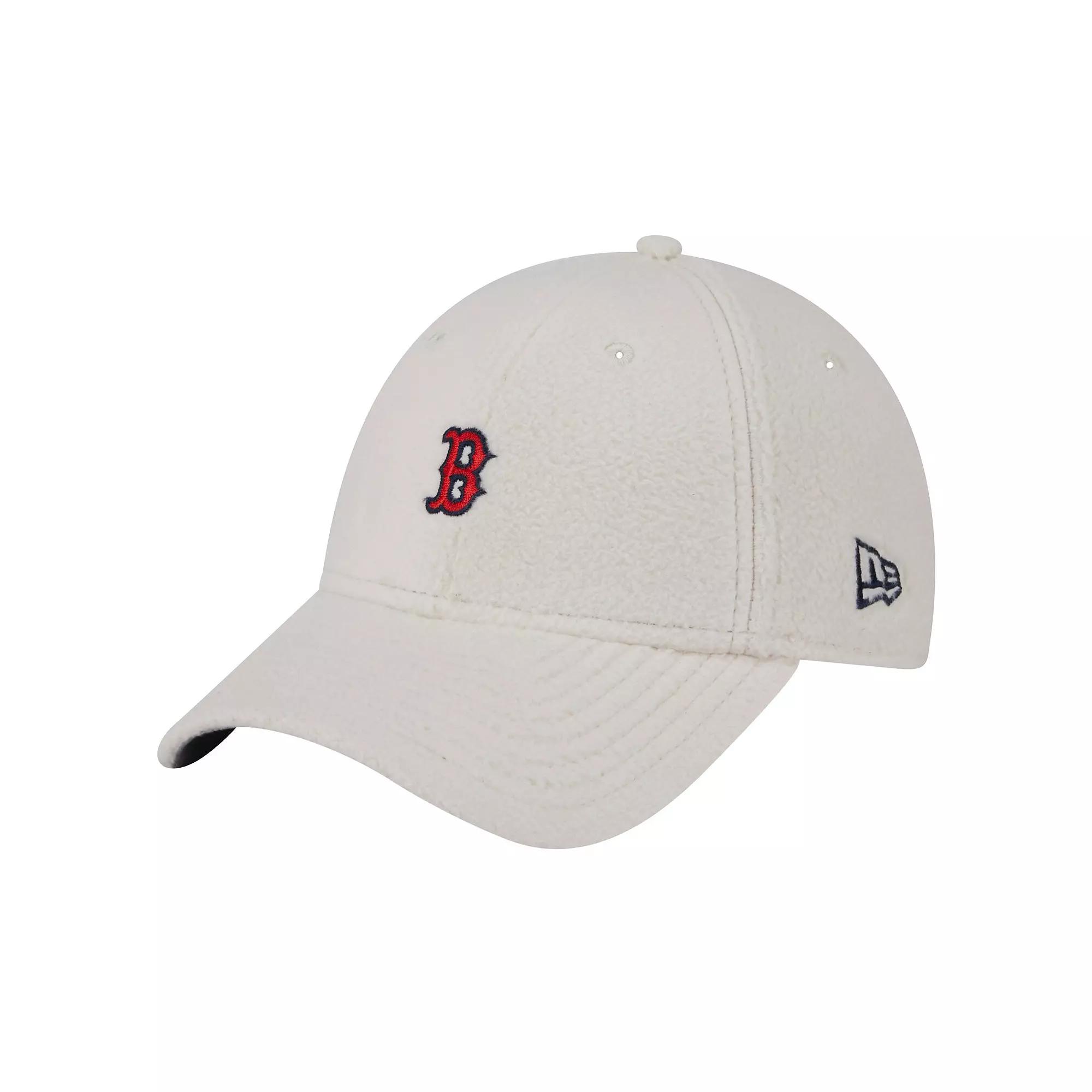 Womens New Era White Boston Red Sox Chrome Cozy 9FORTY Adjustable Hat Product Image