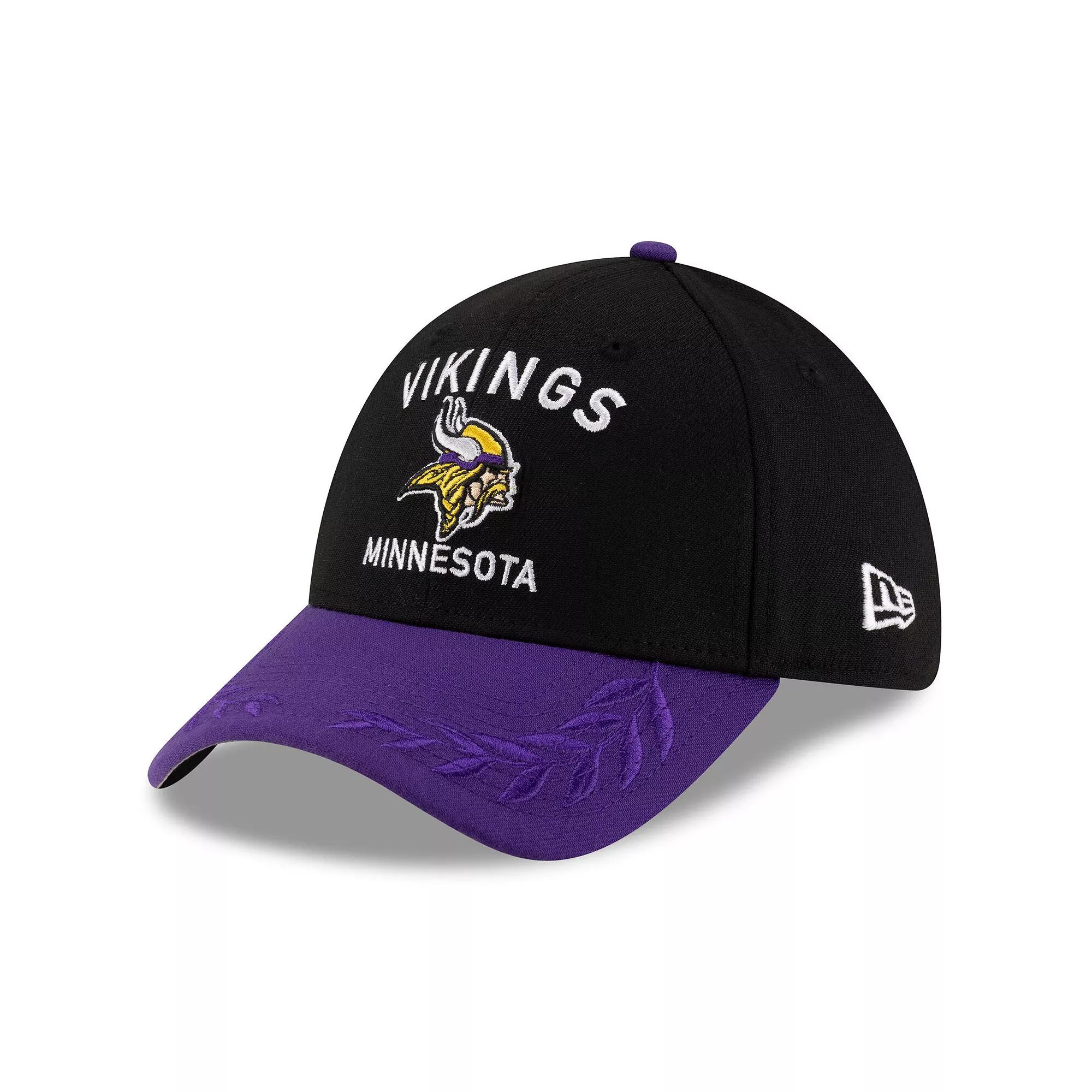 Men's New Era  Black/Purple Minnesota Vikings 2025 NFL Draft 39THIRTY Flex Hat, Size: Large/XL Product Image