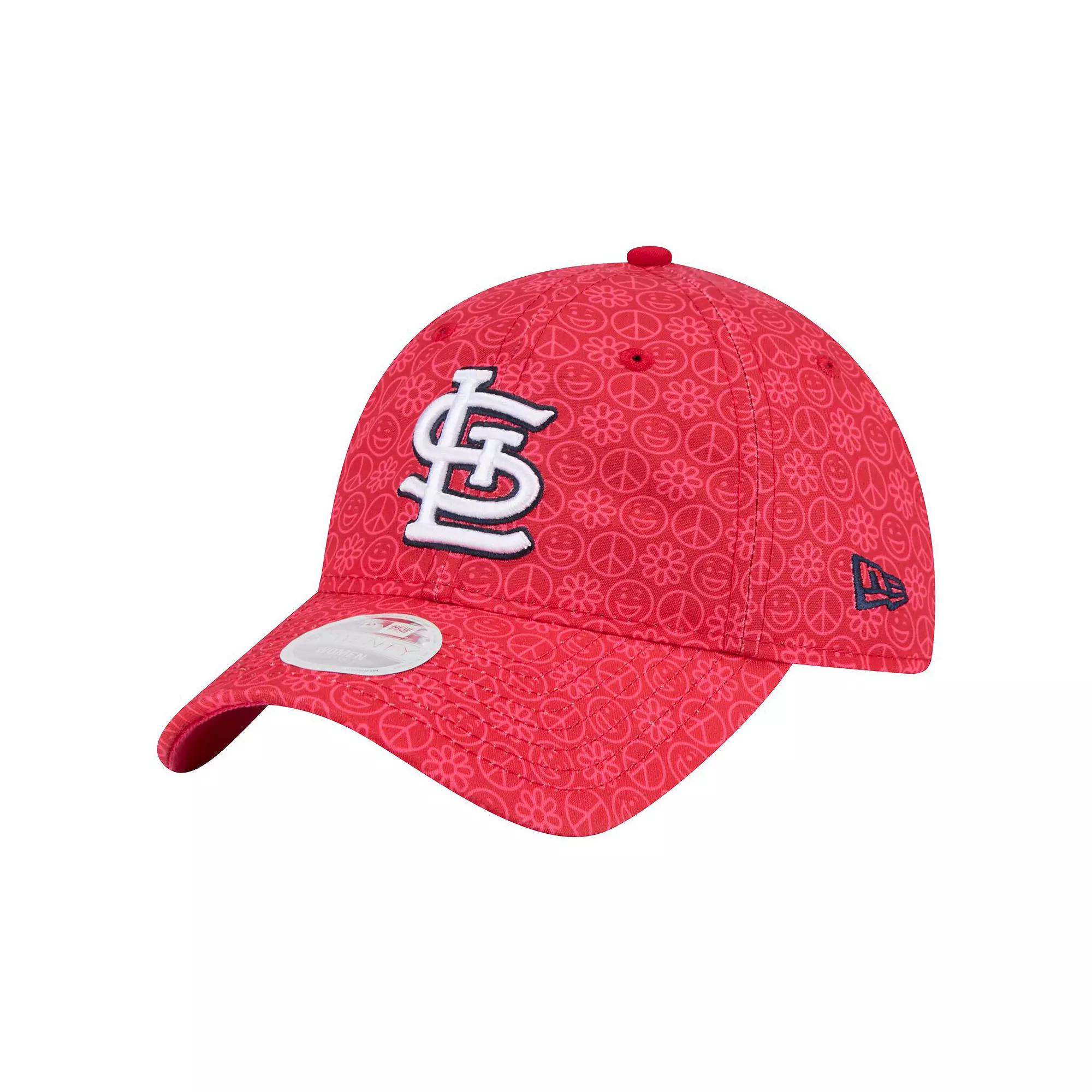 Women's New Era Red St. Louis Cardinals Don't Worry 9TWENTY Adjustable Hat Product Image