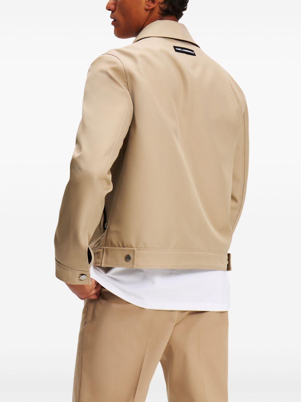 logo-embroidered bomber jacket  Product Image