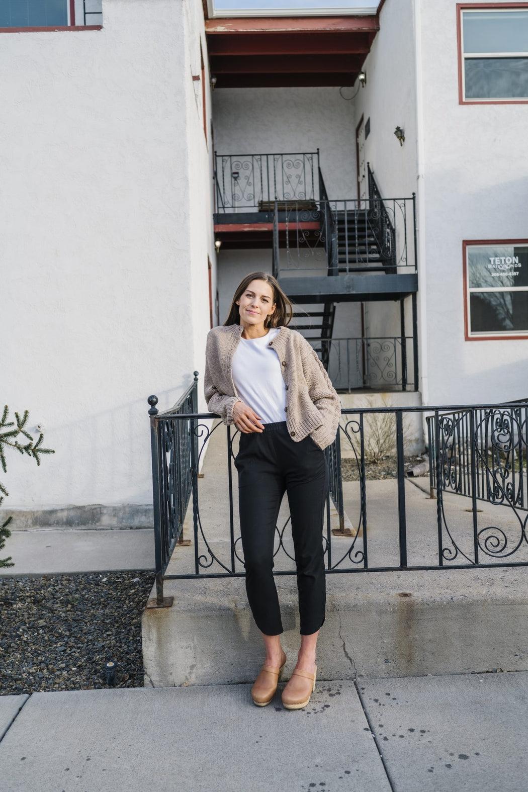 Hand Knit, Natural Dyed, Merino Wool Sweater. Product Image