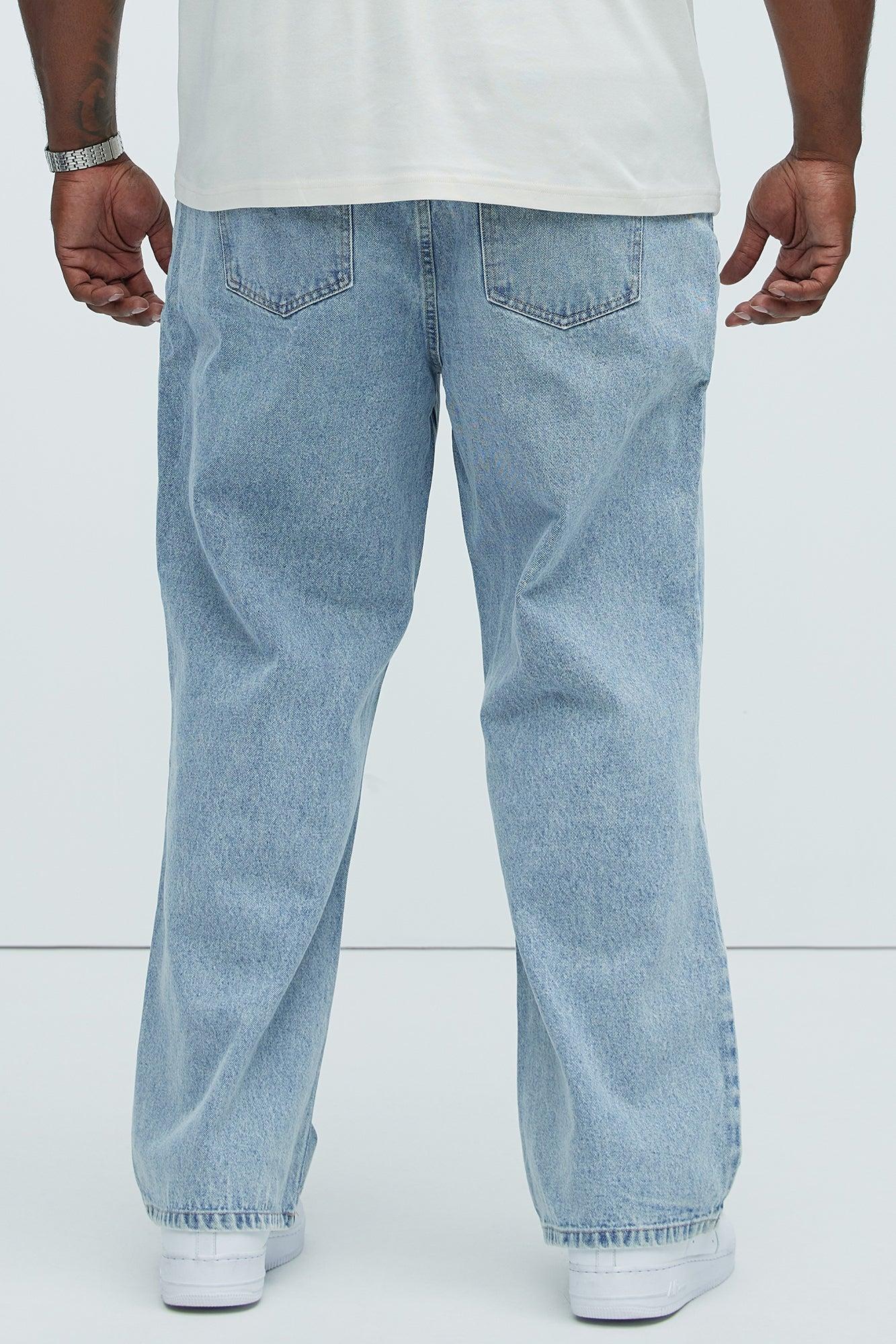 Dean Straight Jeans - Light Blue Wash Product Image