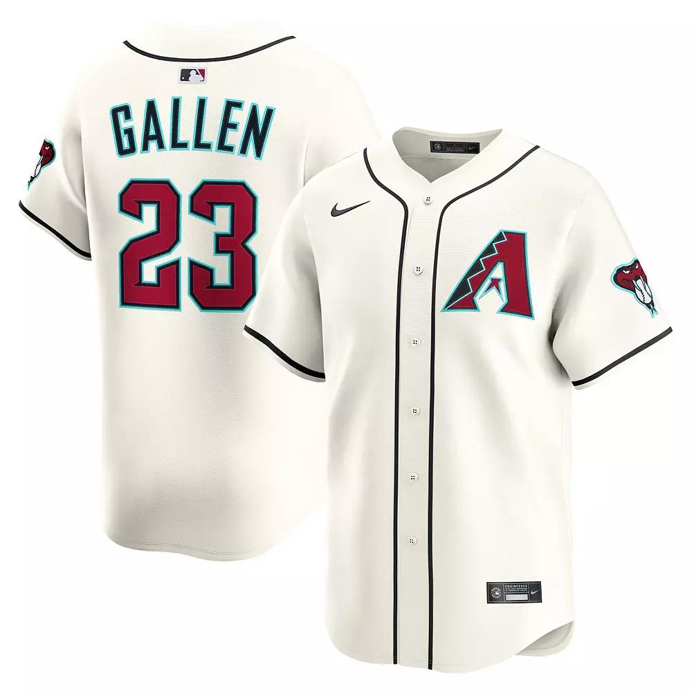 Men's Nike Zac Gallen Cream Arizona Diamondbacks Home Limited Player Jersey,  Product Image