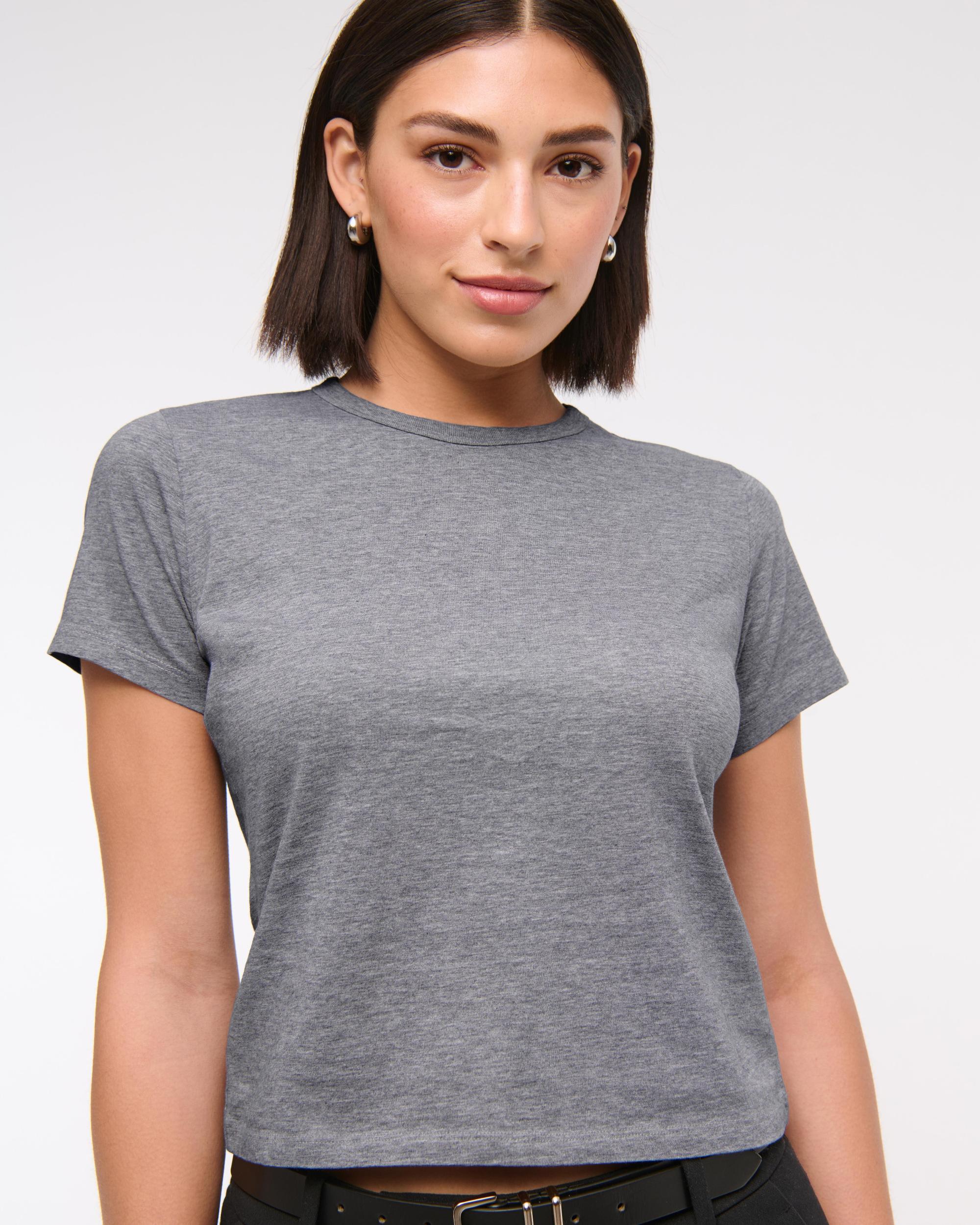 Essential Polished Body-Skimming Tee Product Image