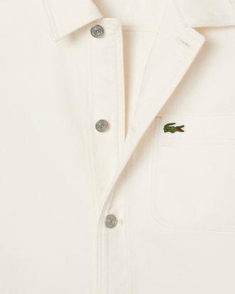 Heavy Cotton Denim Overshirt Jacket Product Image