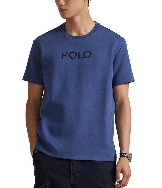 Polo Ralph Lauren Logo Double-Knit Short Sleeve T-Shirt Product Image