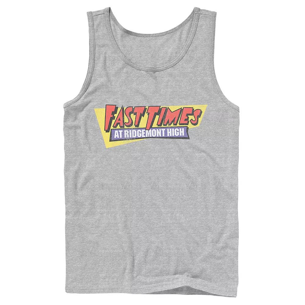 Men's Fast Times At Ridgemont Vintage Logo Tank Top,  Product Image