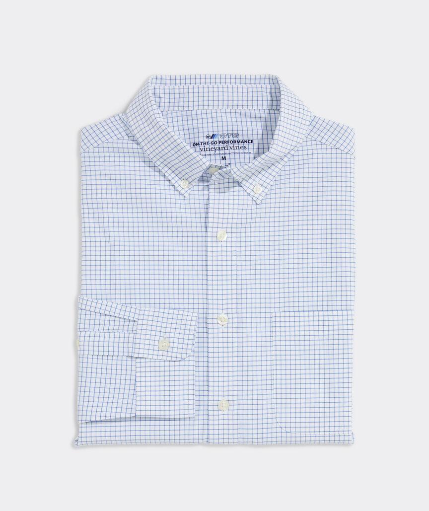 Calabash Check Performance Cotton Shirt Product Image