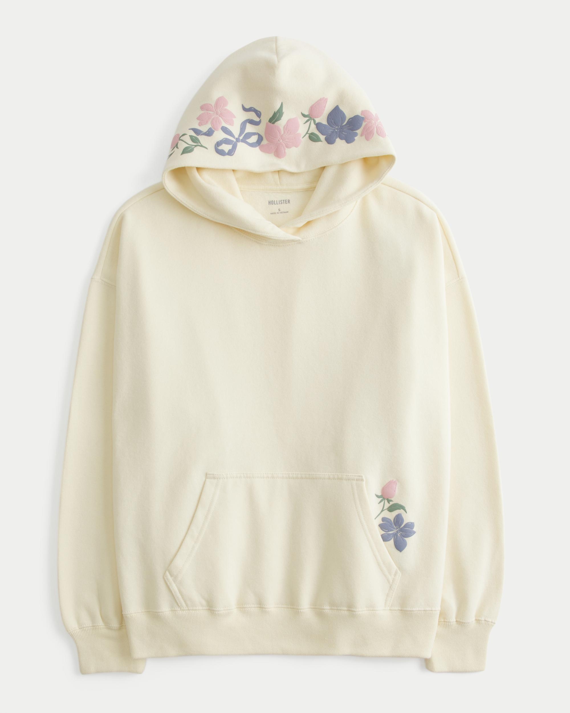 Oversized Fruit Graphic Hoodie Product Image