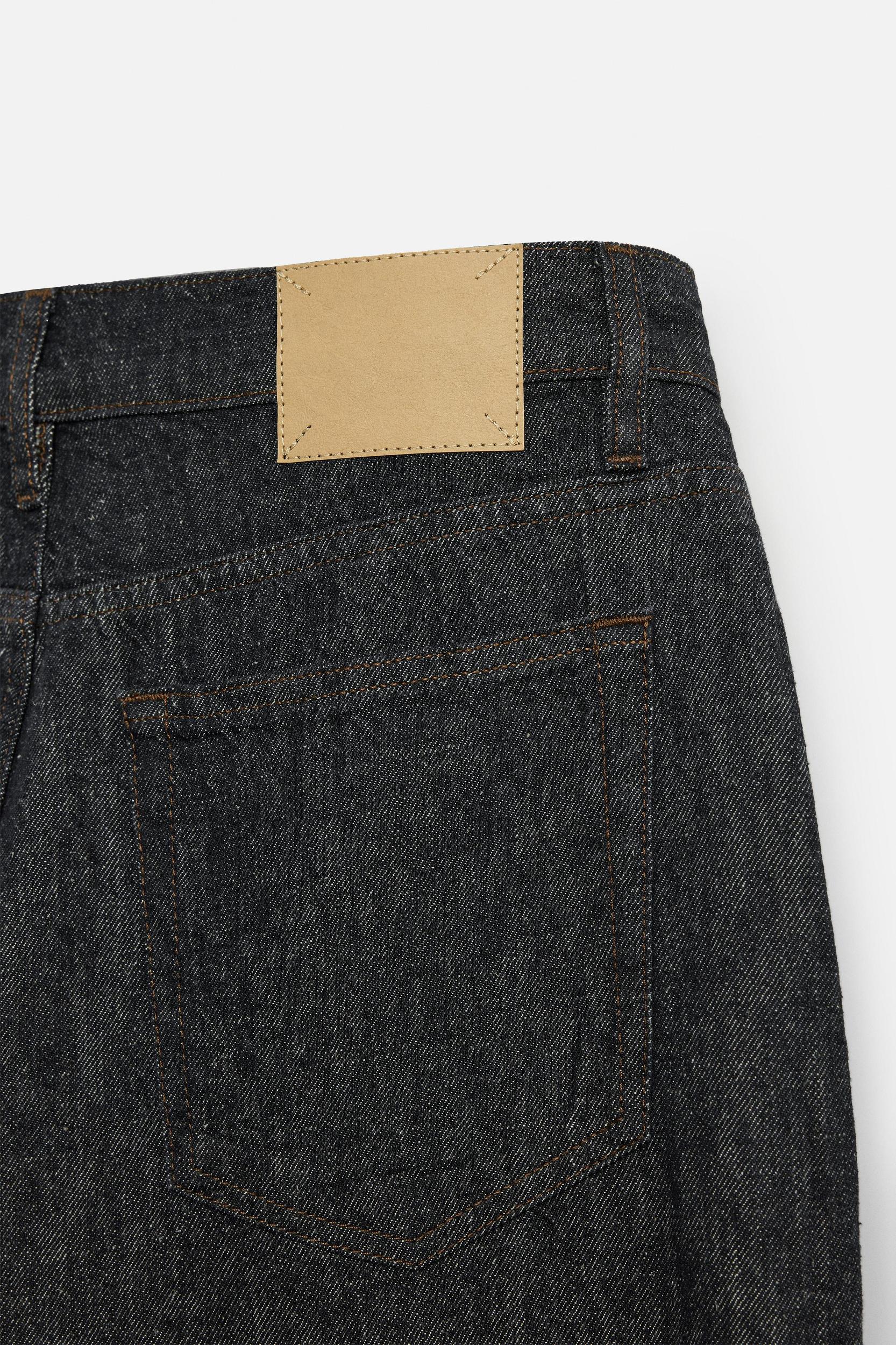 COTTON-HEMP STRAIGHT FIT JEANS Product Image