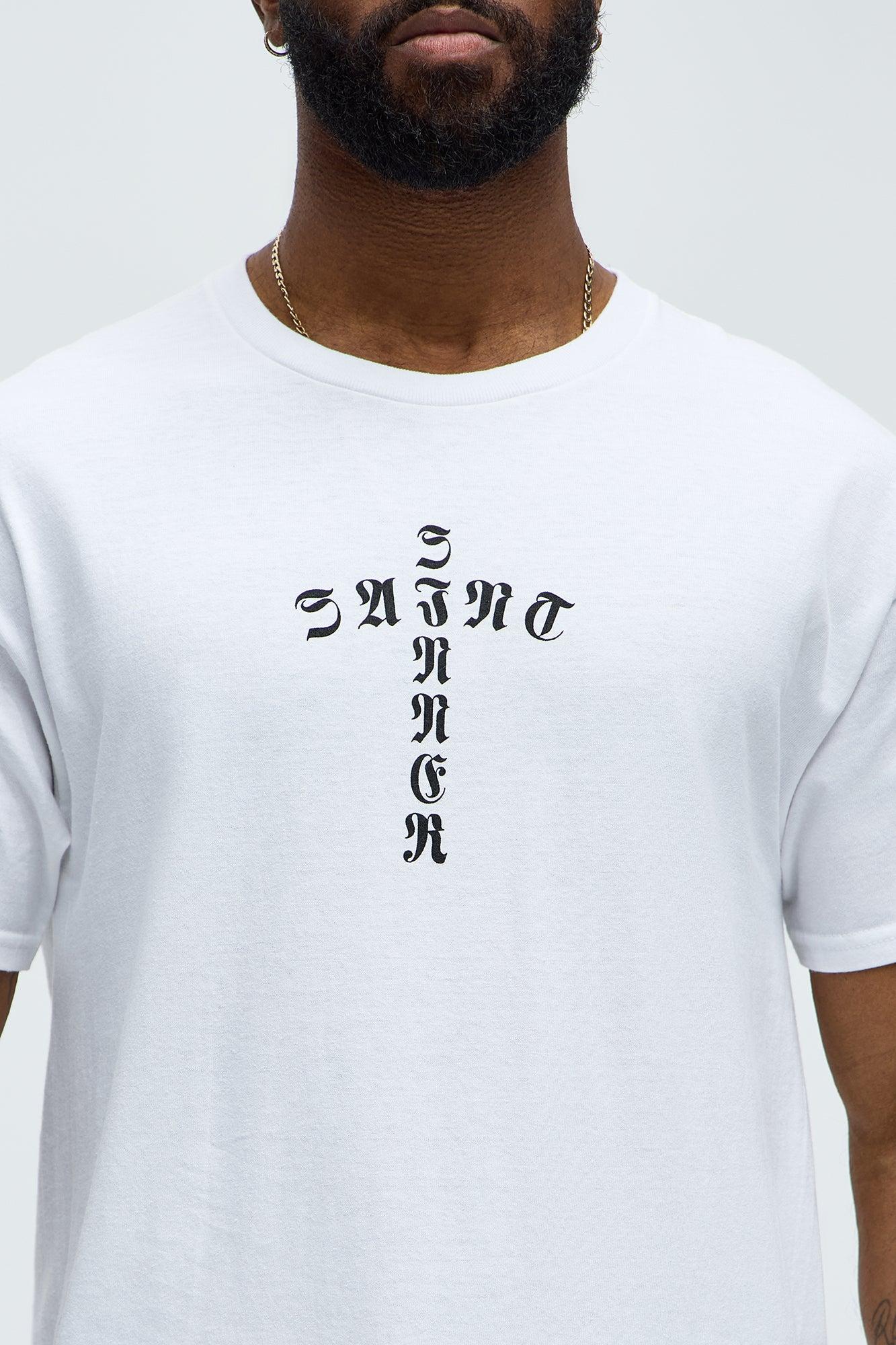 Blessed Til The End Short Sleeve Tee - White Product Image