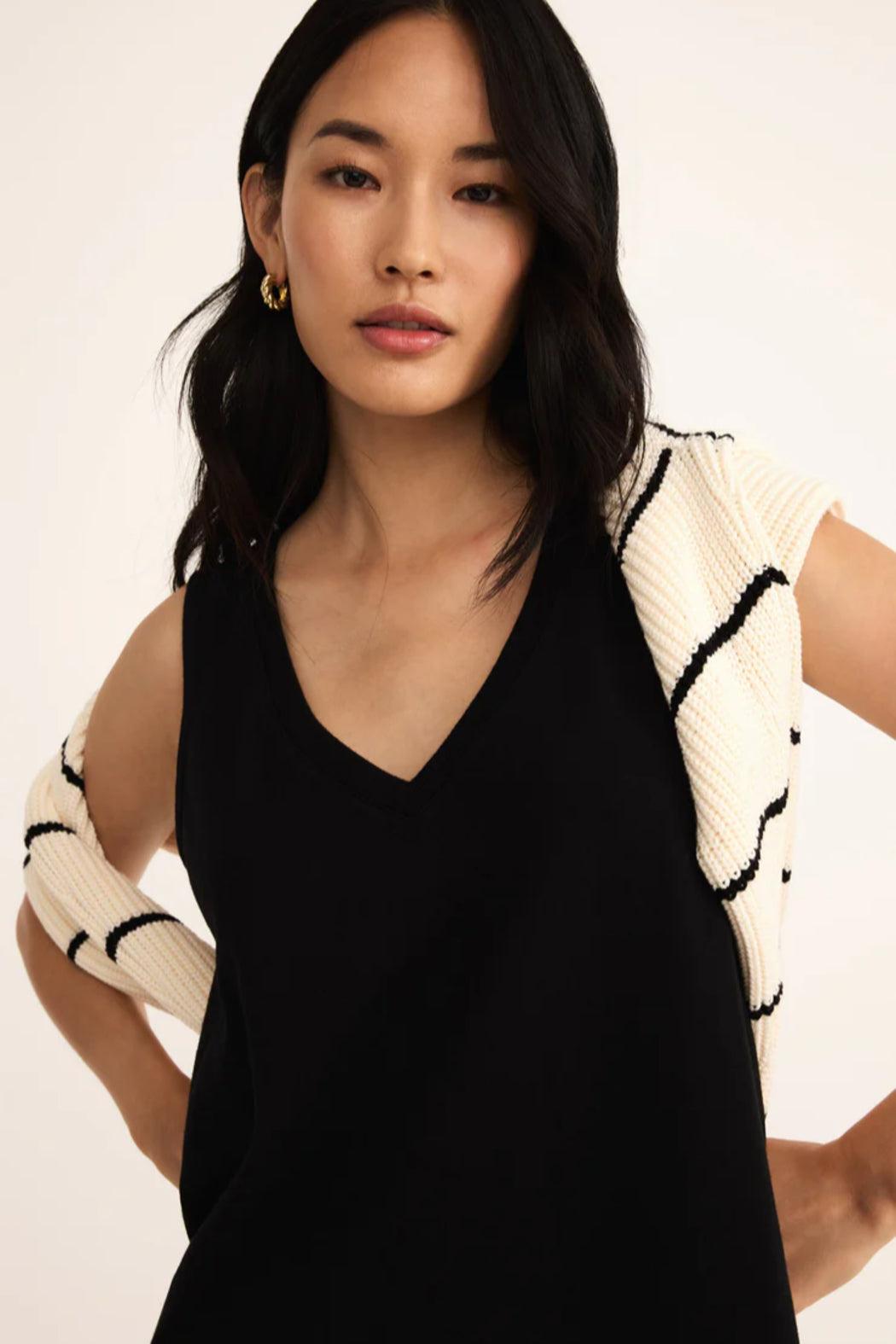 SLOANE V-NECK MINI DRESS Product Image