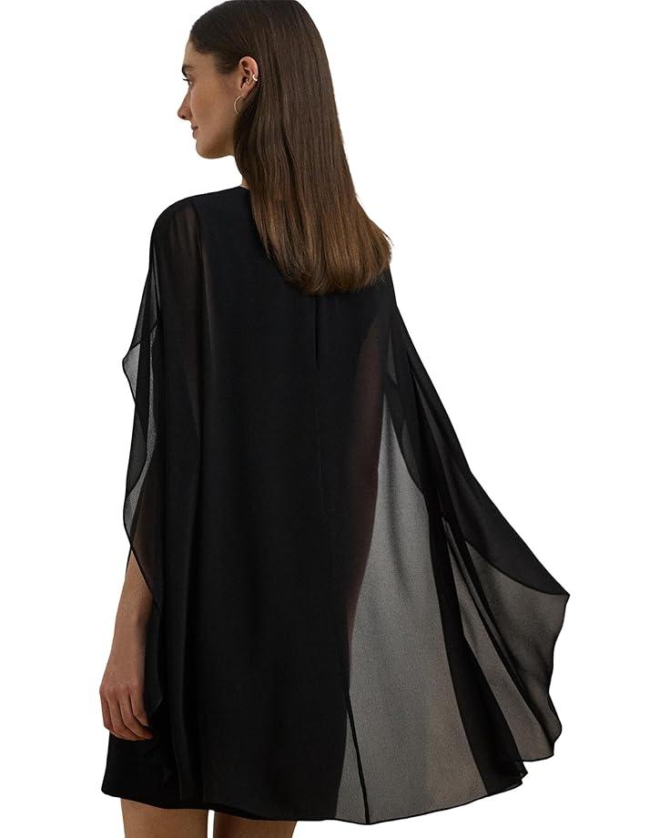 Knit Midi Dress Lace Hem Product Image