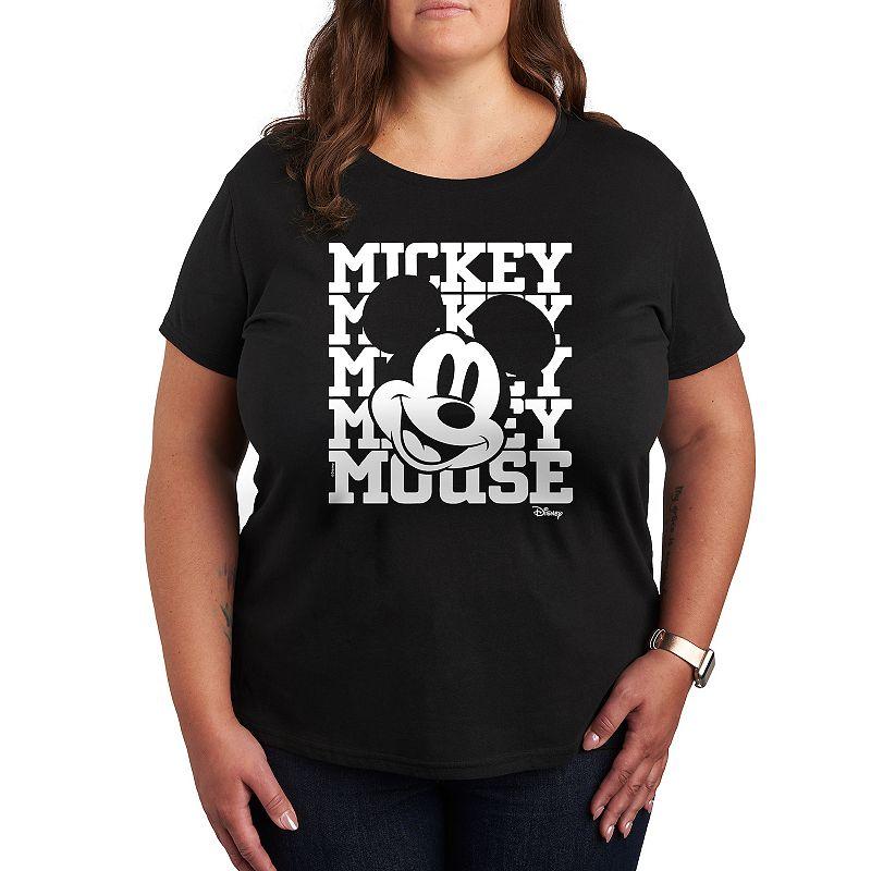 Disney's Mickey Mouse Plus Repeat Graphic Tee, Women's,  Product Image