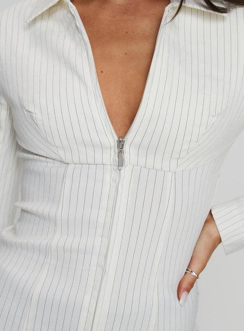 Bellar Long Sleeve Top Ivory Product Image