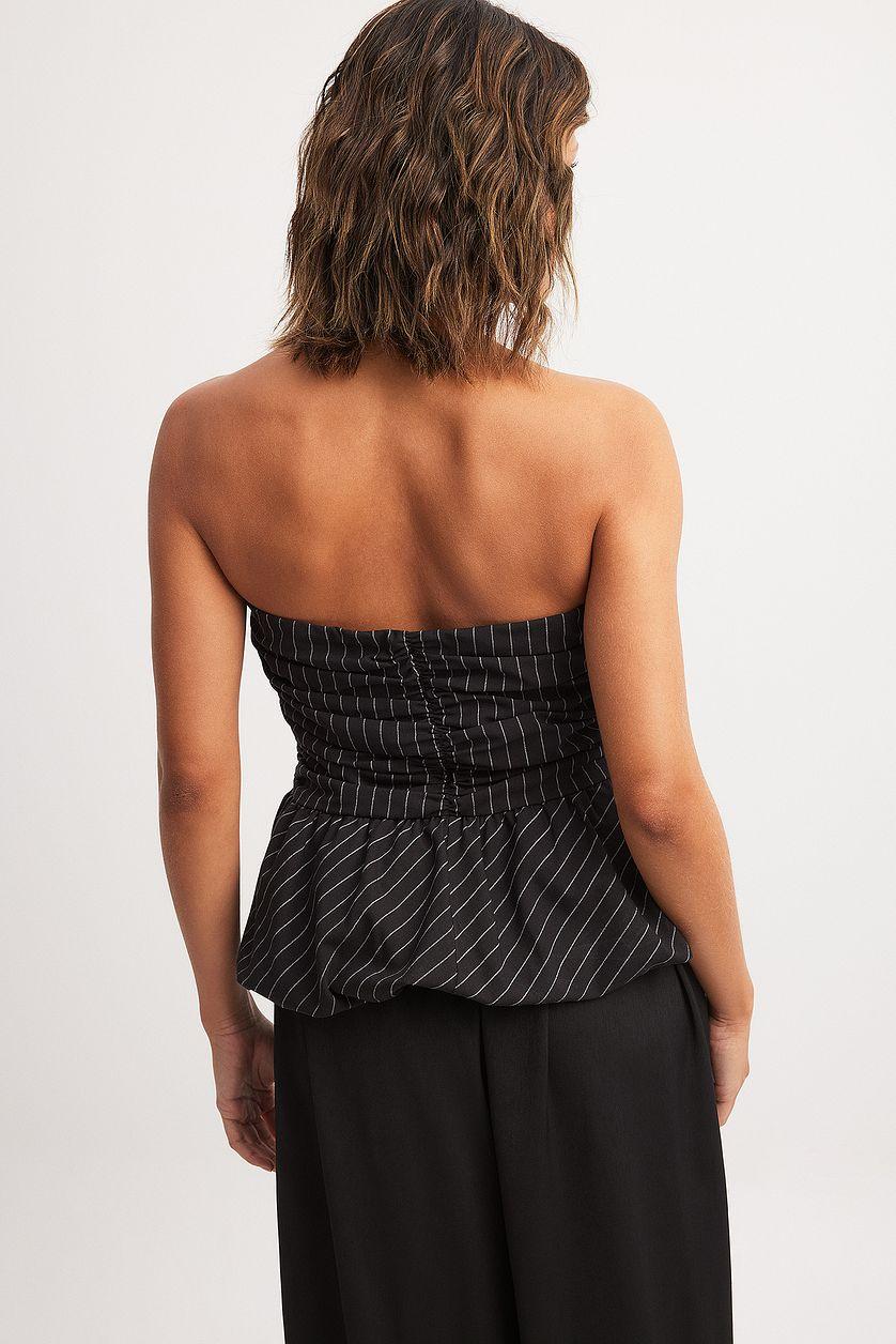 Suit Quality Peplum Top Product Image