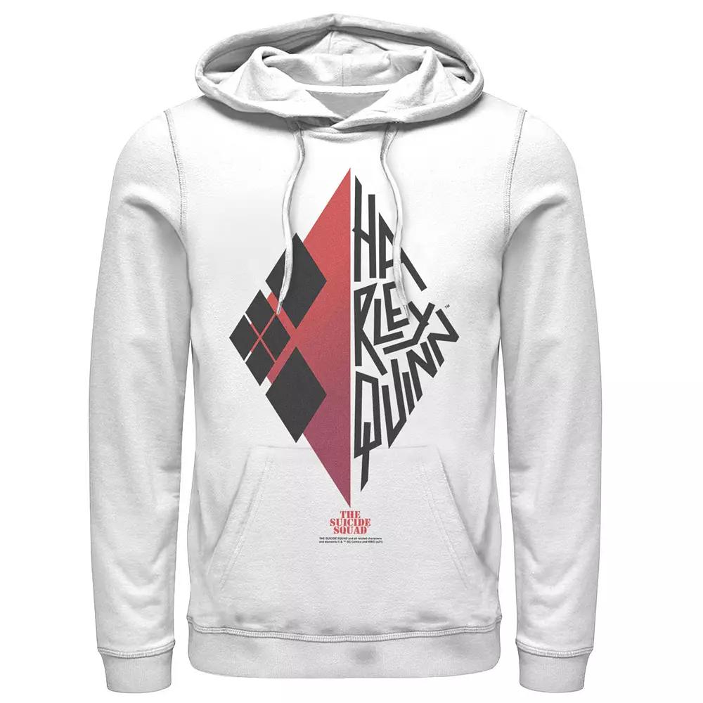 Men's The Suicide Squad Harley Quinn Envelope Text Hoodie,  Product Image