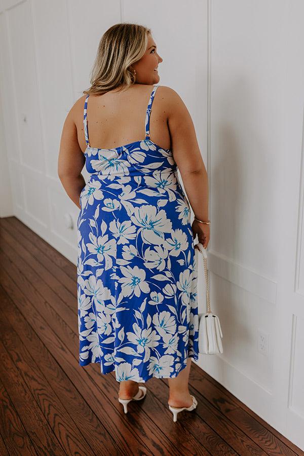 Vacay To Paradise Floral Midi Curves Product Image