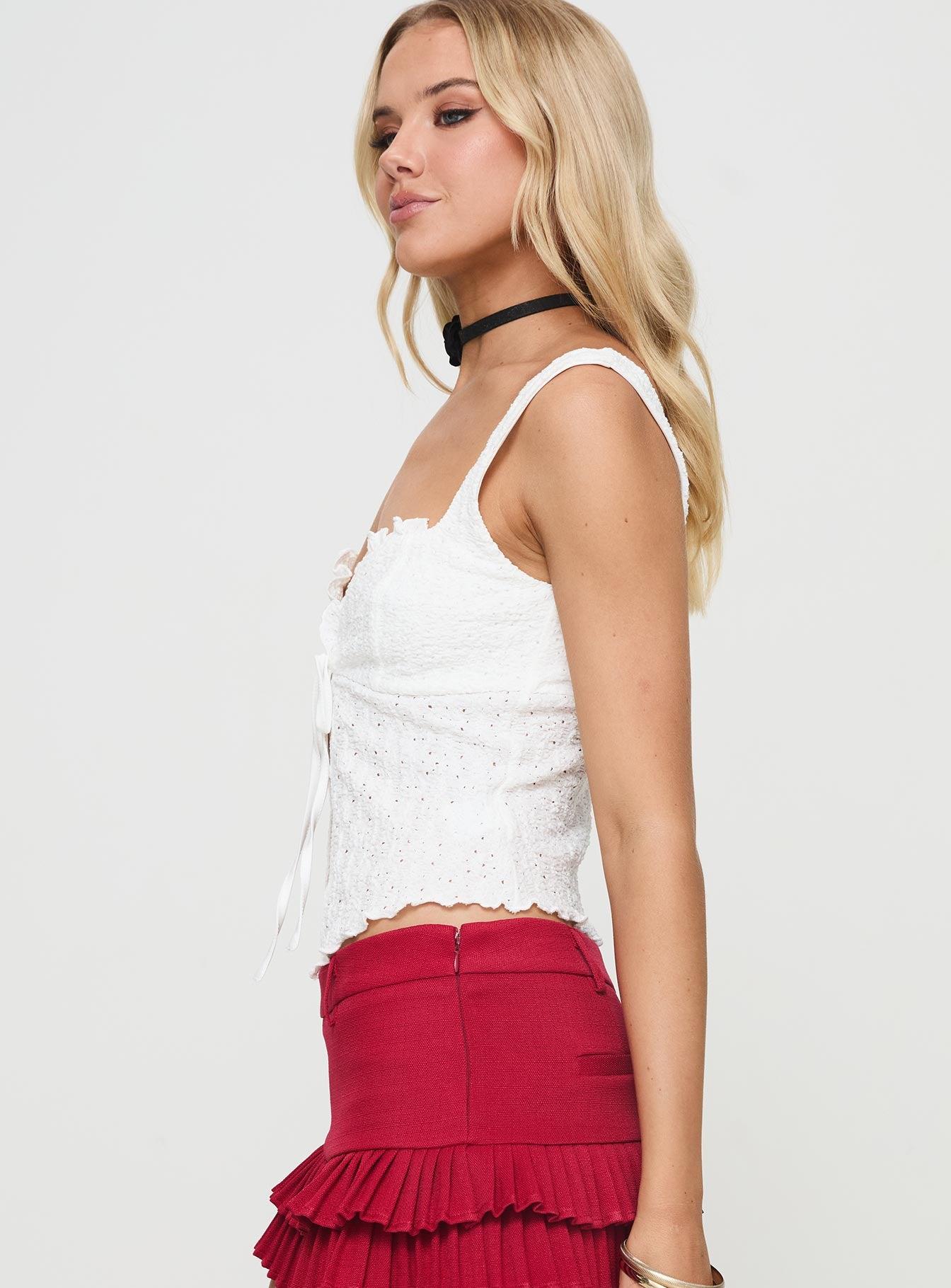 Amberly Top White Product Image