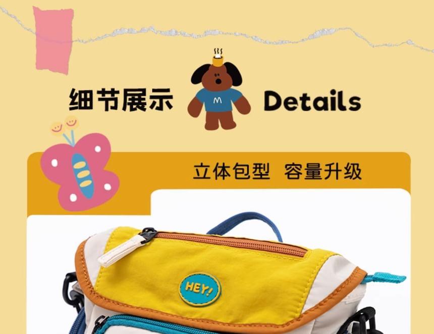 Color Block Dog Accent Crossbody Bag Product Image