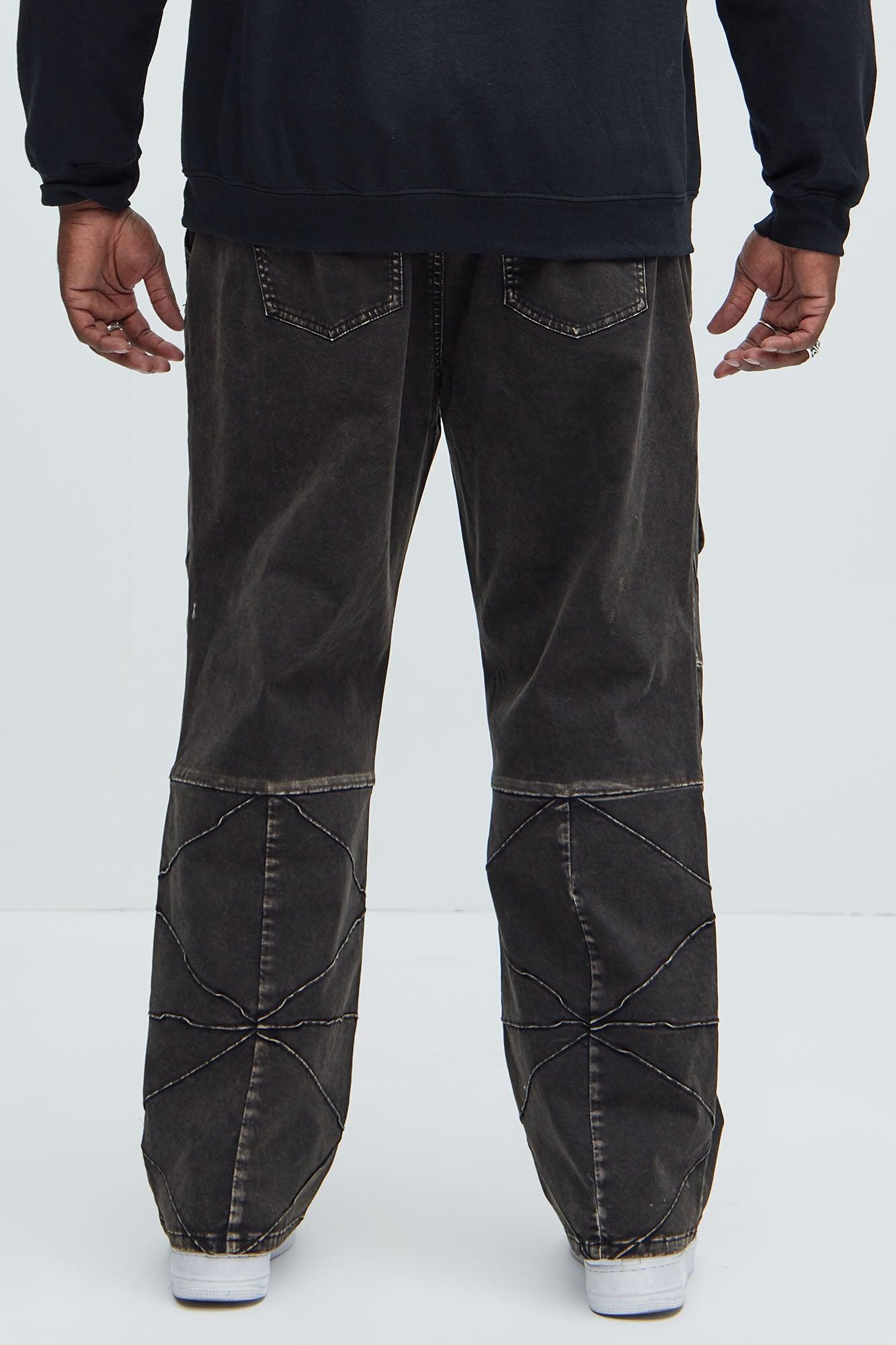 Go Time Straight Cargo Jeans - Black Product Image