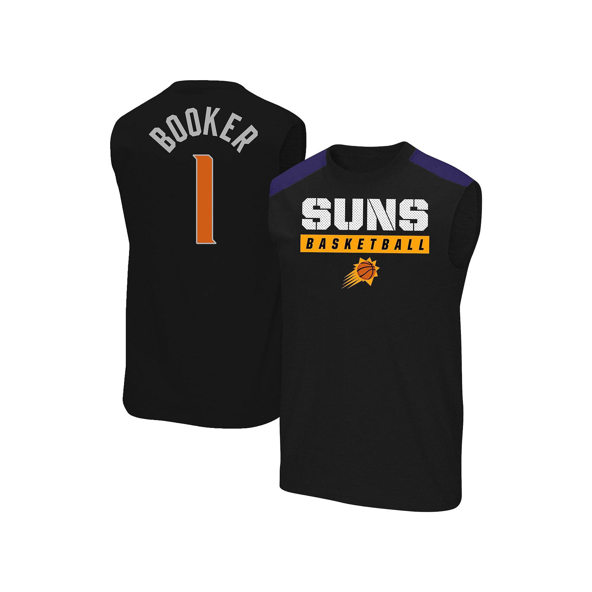 Men's Profile Devin Booker Black Phoenix Suns Big & Tall Player Muscle Tank,  Product Image