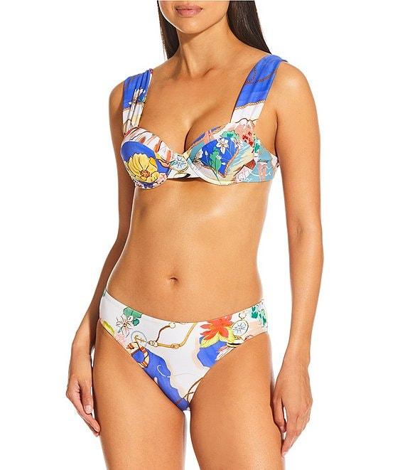 Antonio Melani Map Underwire Bralette Swim Top Product Image