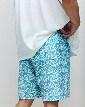 MENS BIG AND TALL CYRUS ALL OVER PRINT SWIM TRUNK - BB1000003 Male Product Image