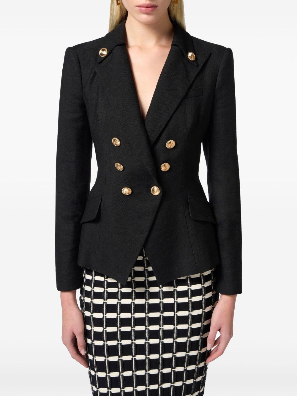 button-detail blazer Product Image