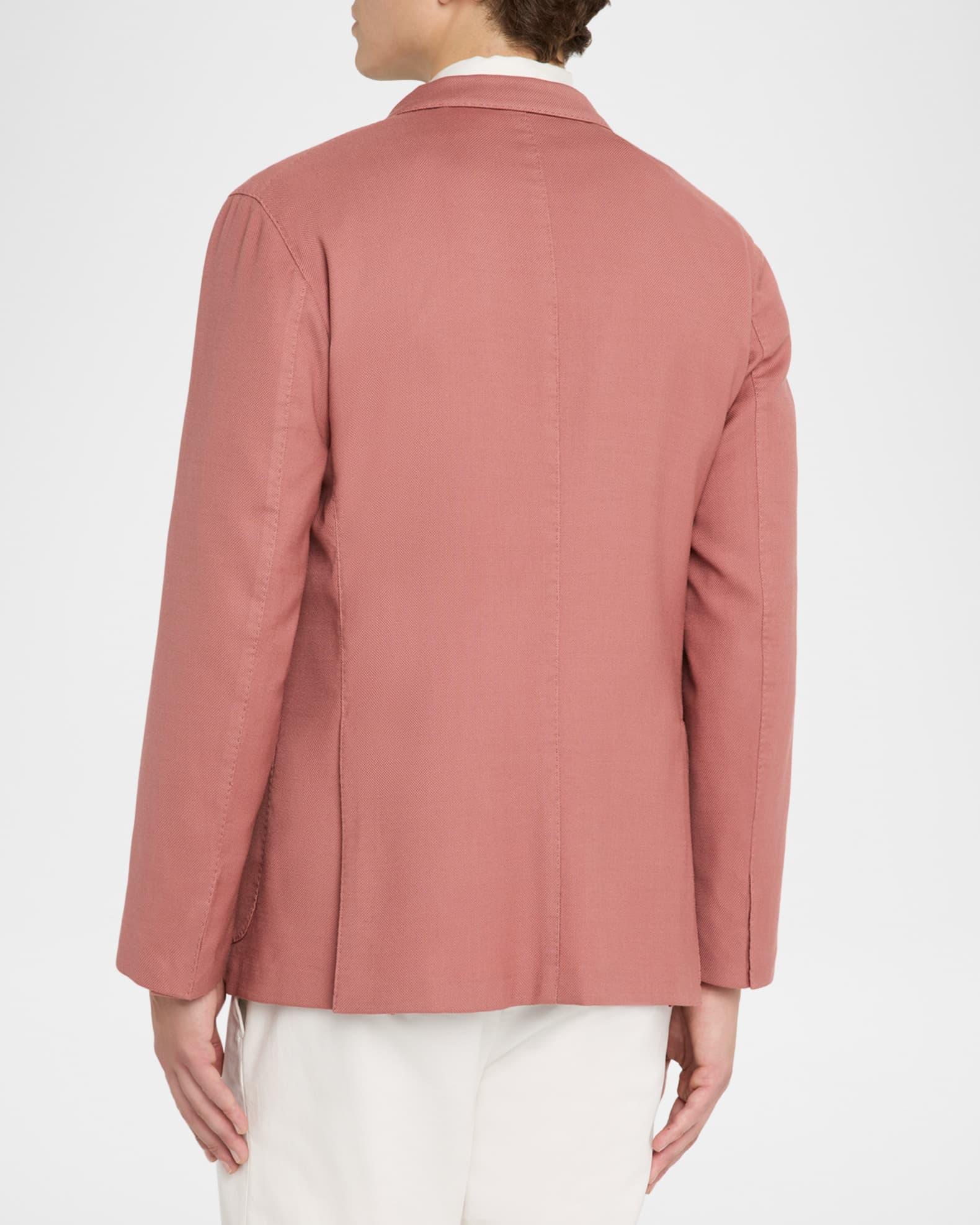 Men's Wool Hopsack Jersey Single-Breasted Sport Coat Product Image