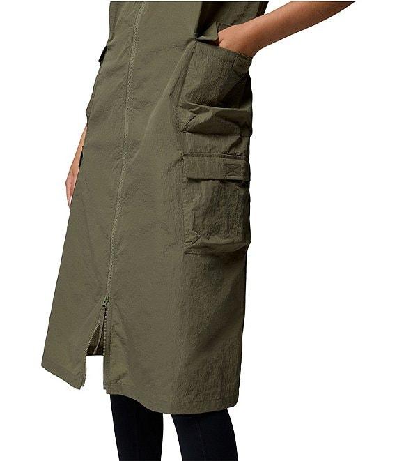 Columbia Elevated View Utility Point Collar Short Sleeve Pocketed Fit & Flare Dress Product Image