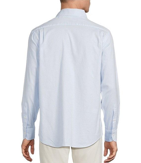 Cremieux Blue Label Lightweight Stripe Oxford Long Sleeve Woven Shirt Product Image