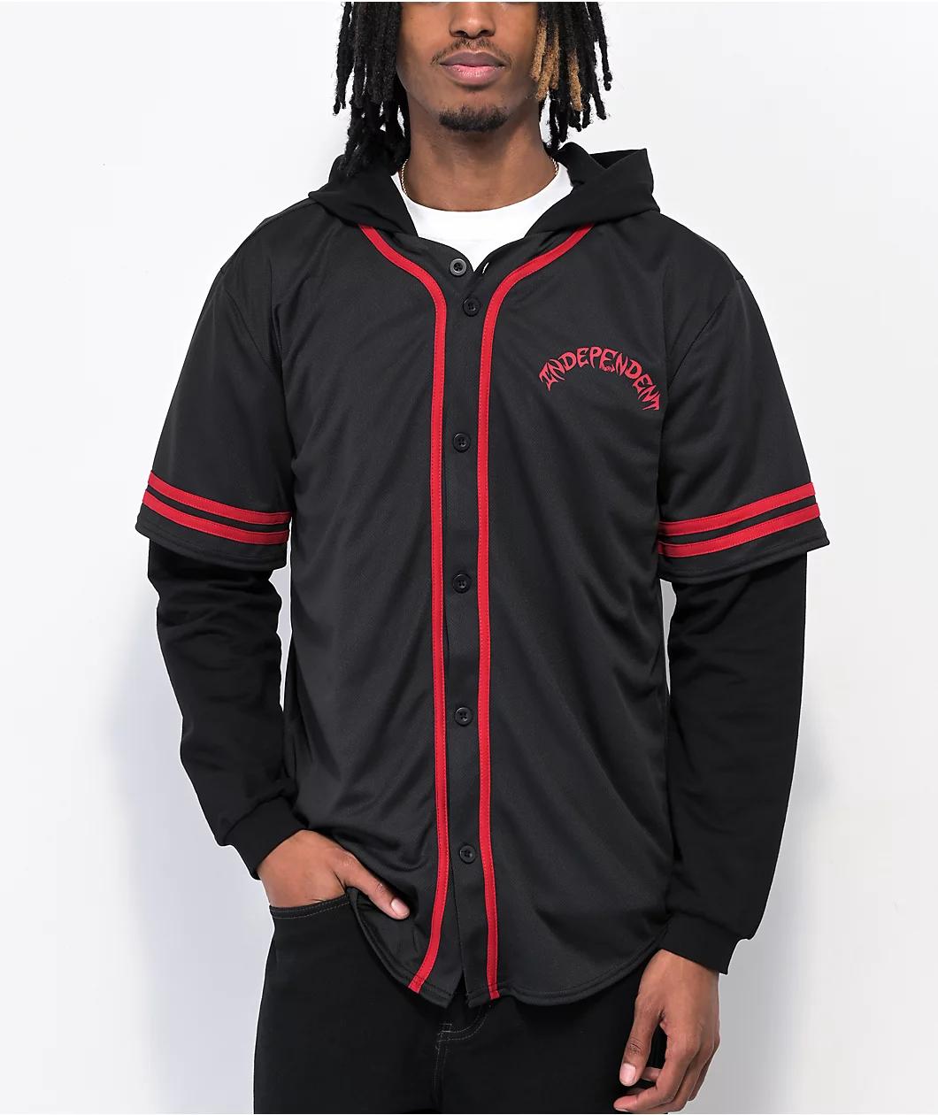 Independent Night Prowler Long Sleeve Black 2fer Jersey Product Image