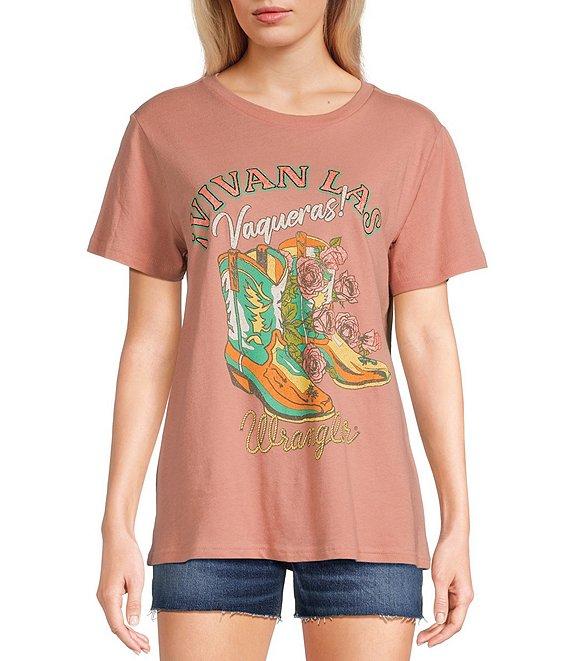 Wrangler® Retro® Vivan Las Vaqueras Short Sleeve T-Shirt Product Image