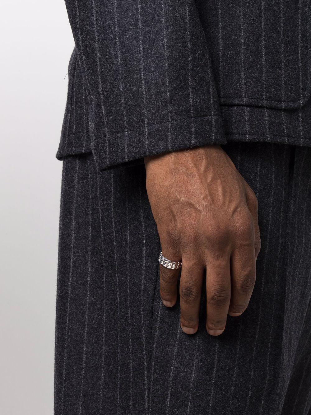 Drop sterling silver ring Product Image