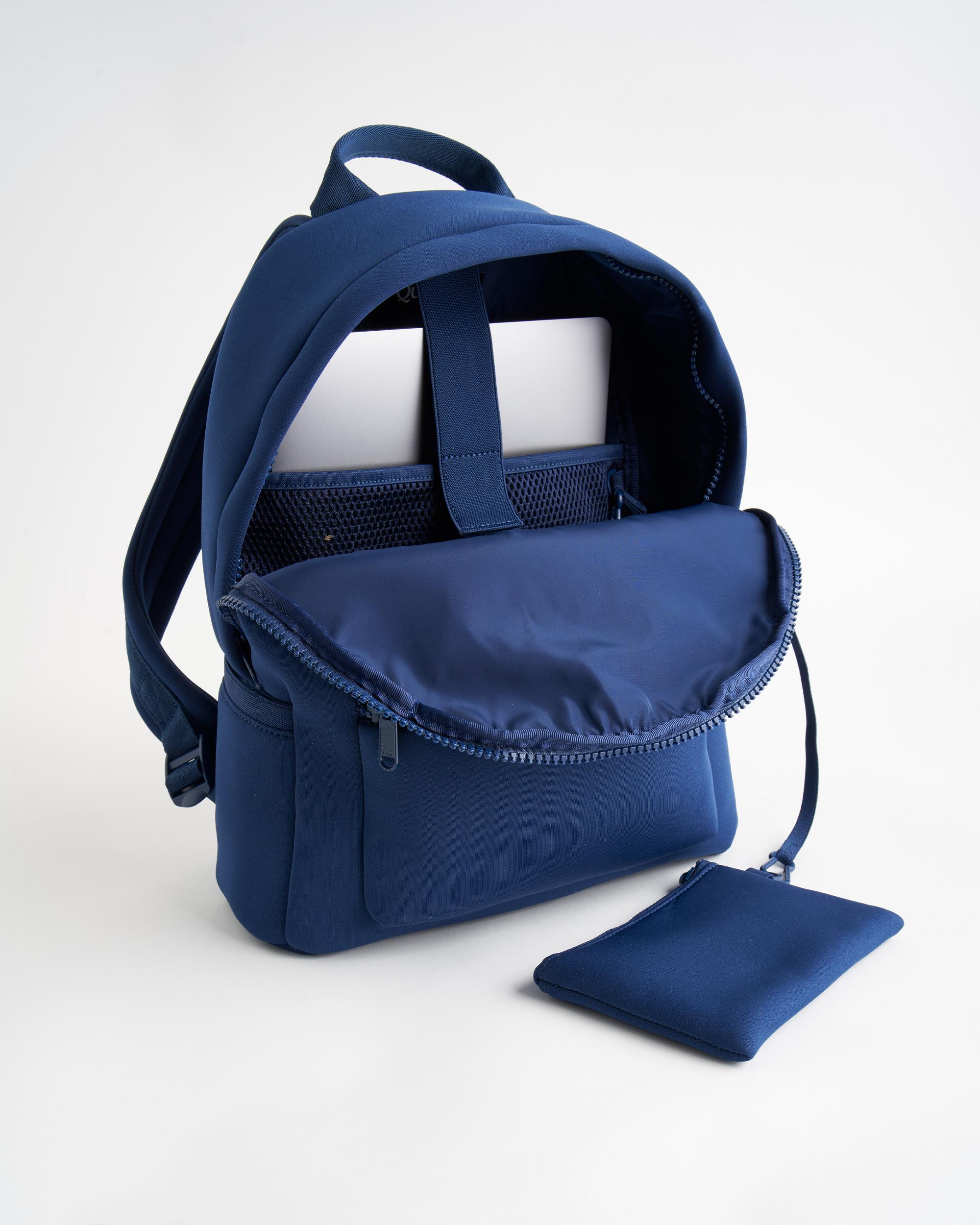 Quince | Women's All-Day Neoprene Backpack in Navy Product Image