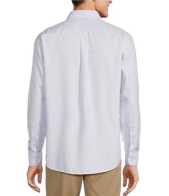 Gold Label Roundtree & Yorke Non-Iron Long Sleeve Micro Houndstooth Dobby Sport Shirt Product Image