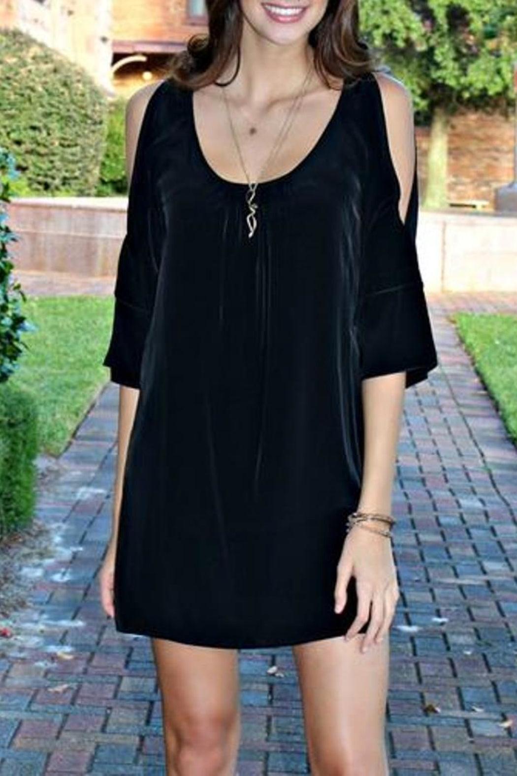 Splitsleeve Solid Dress Product Image