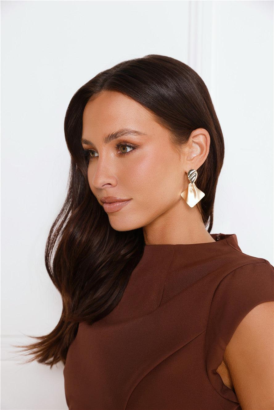 Day In The Life Earrings Gold Product Image