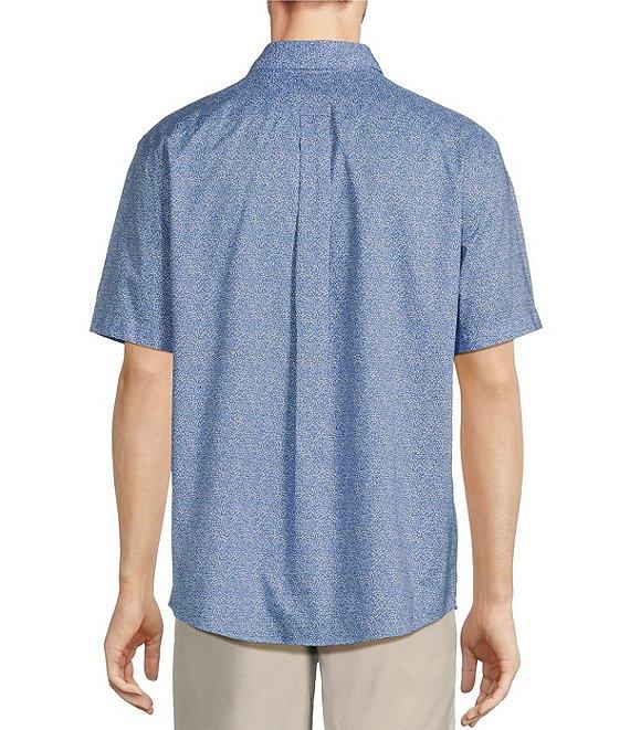 Gold Label Roundtree & Yorke Full Fit Non-Iron Micro Floral Short Sleeve Sport Shirt Product Image