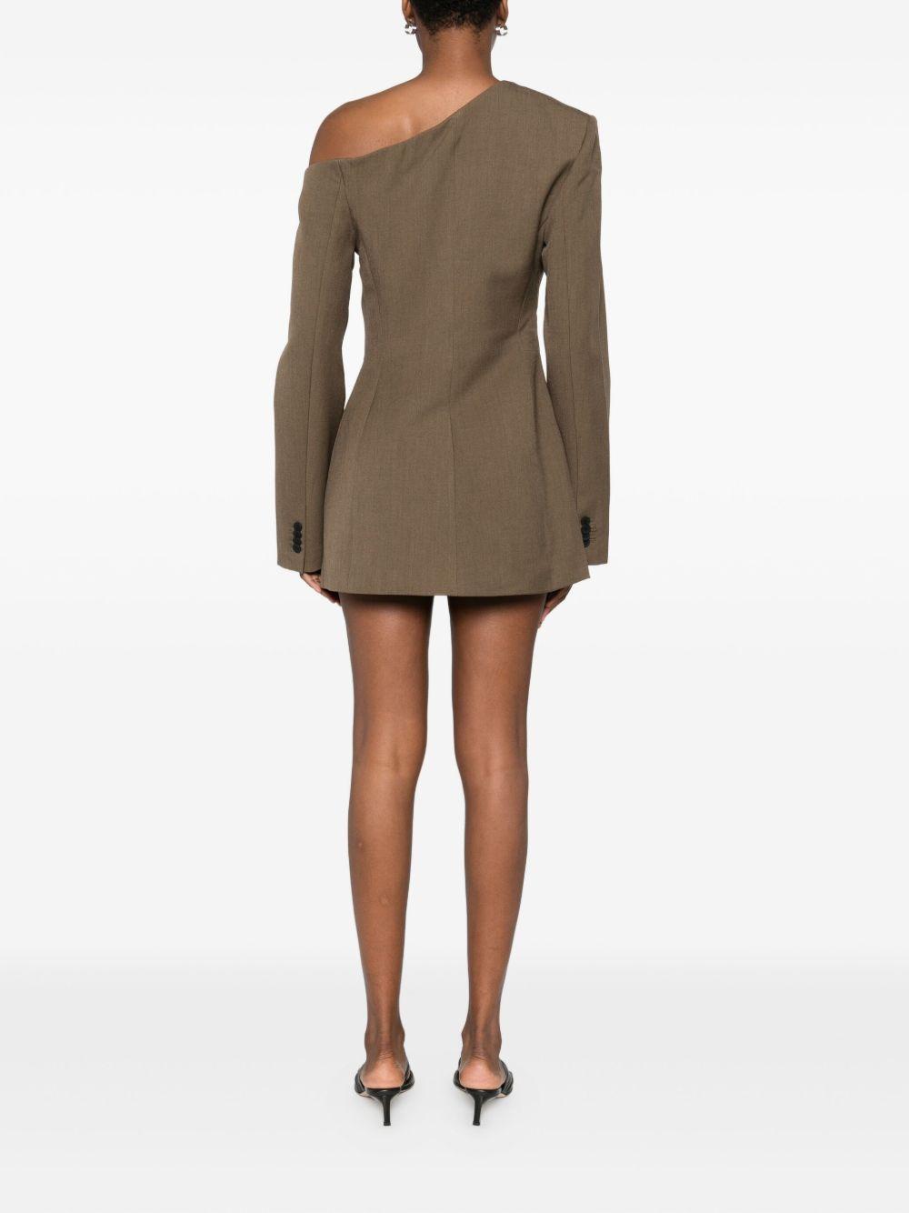 Sartoria asymmetric tailored mini dress Product Image