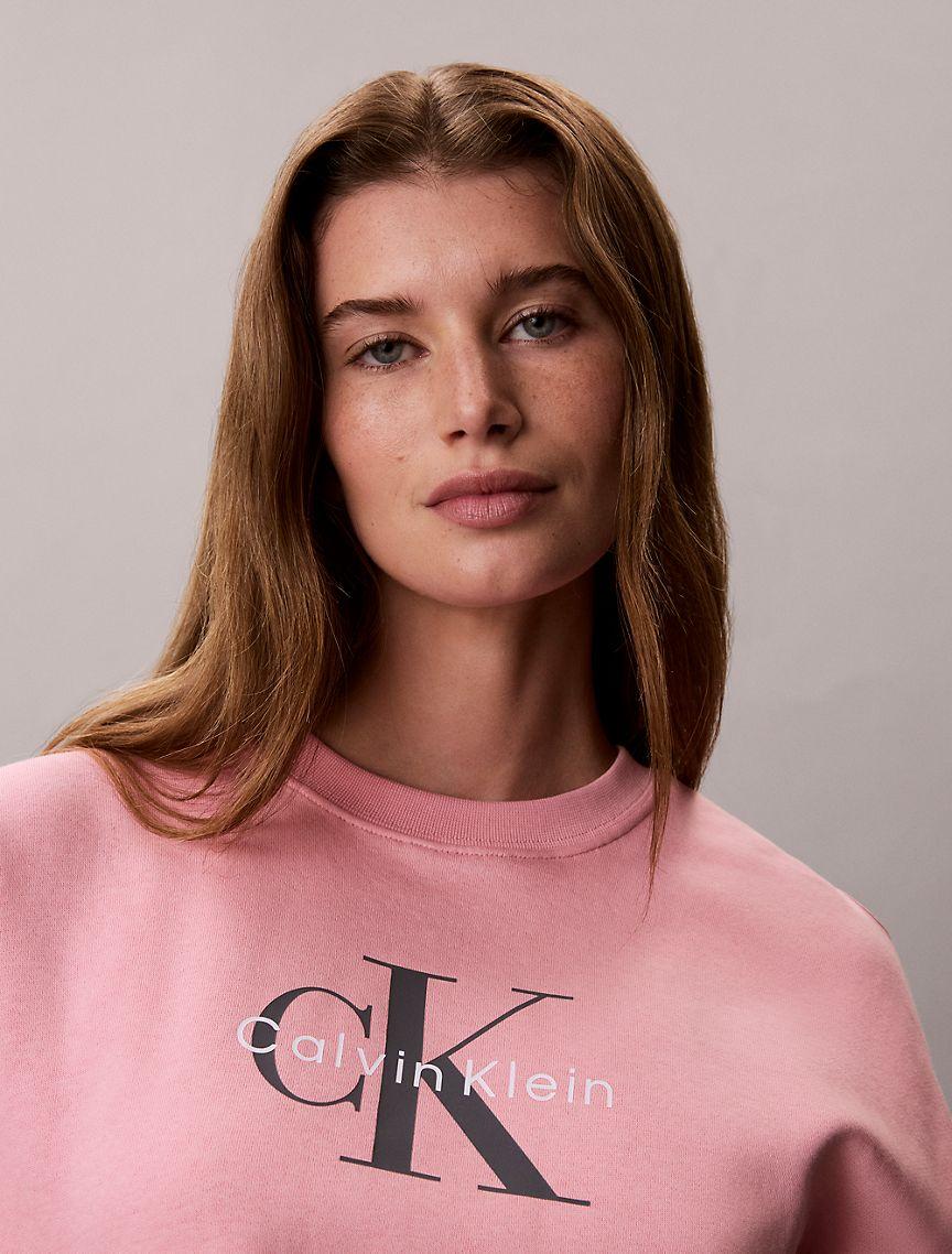 Monologo Fleece Relaxed Sweatshirt Product Image