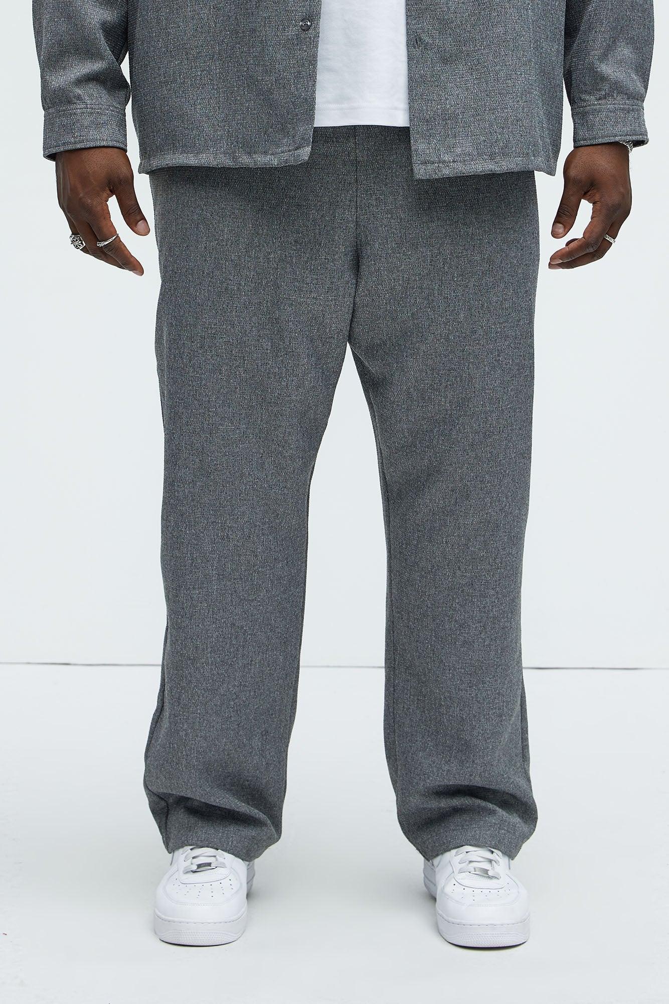Kerr Straight Pants - Grey Product Image