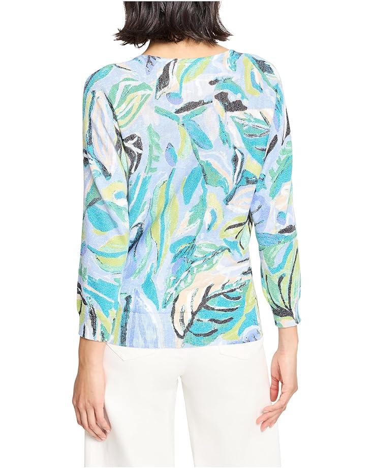 Women's NIC+ZOE Island Beat Cotton Slub Sweater Product Image