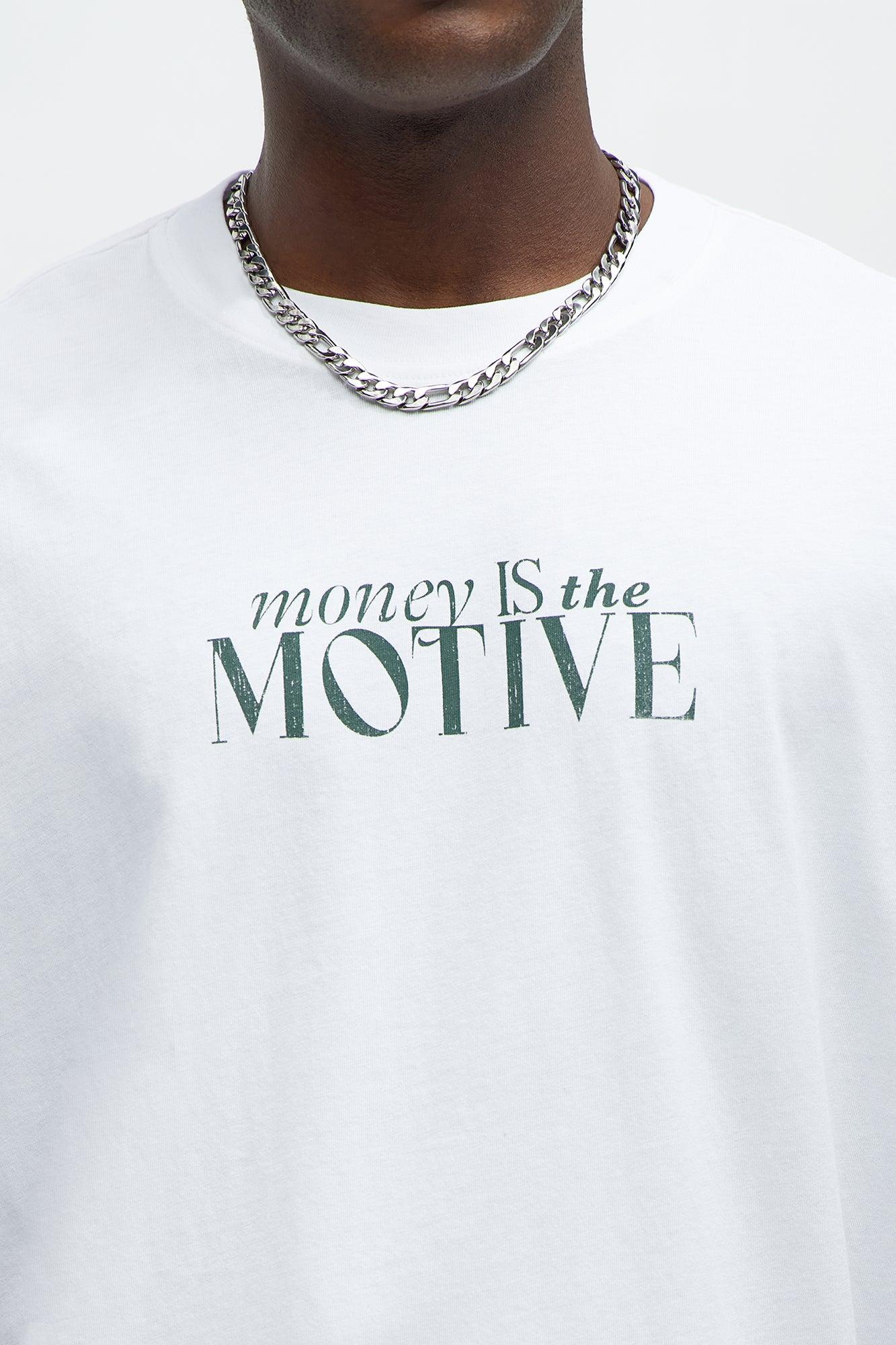 Motive Oversized Short Sleeve Tee - White Product Image
