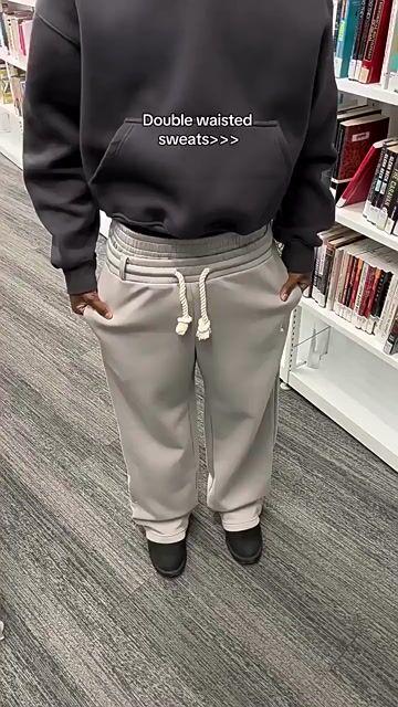 Hiphop Double Waistband Design With Star Embroidery Sweatpants Product Image